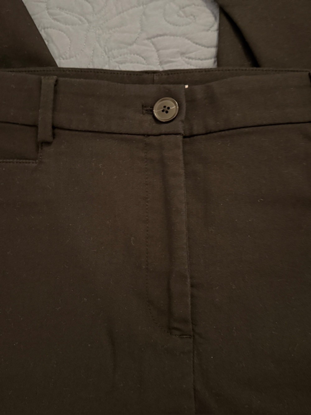 LOFT Black Women's Straight Leg Trousers